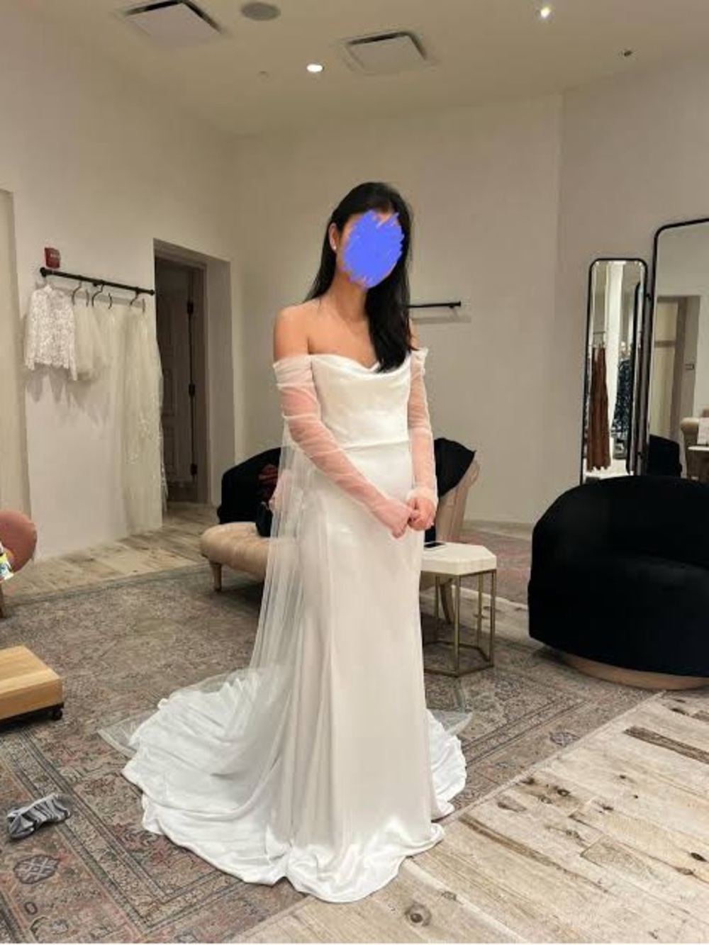Jenny Yoo Olivia Dress Preowned bridal size 10/US 6 - Picture 4 of 4